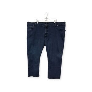 Nautica Men's Size 52 x 27 Straight Leg Fit Jeans Blue Wash Cotton Stretch